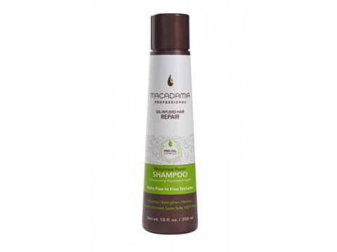 Macadamia neapsunkinantis plaukų drėkinamasis šampūnas Weightless Repair Shampoo 300ml